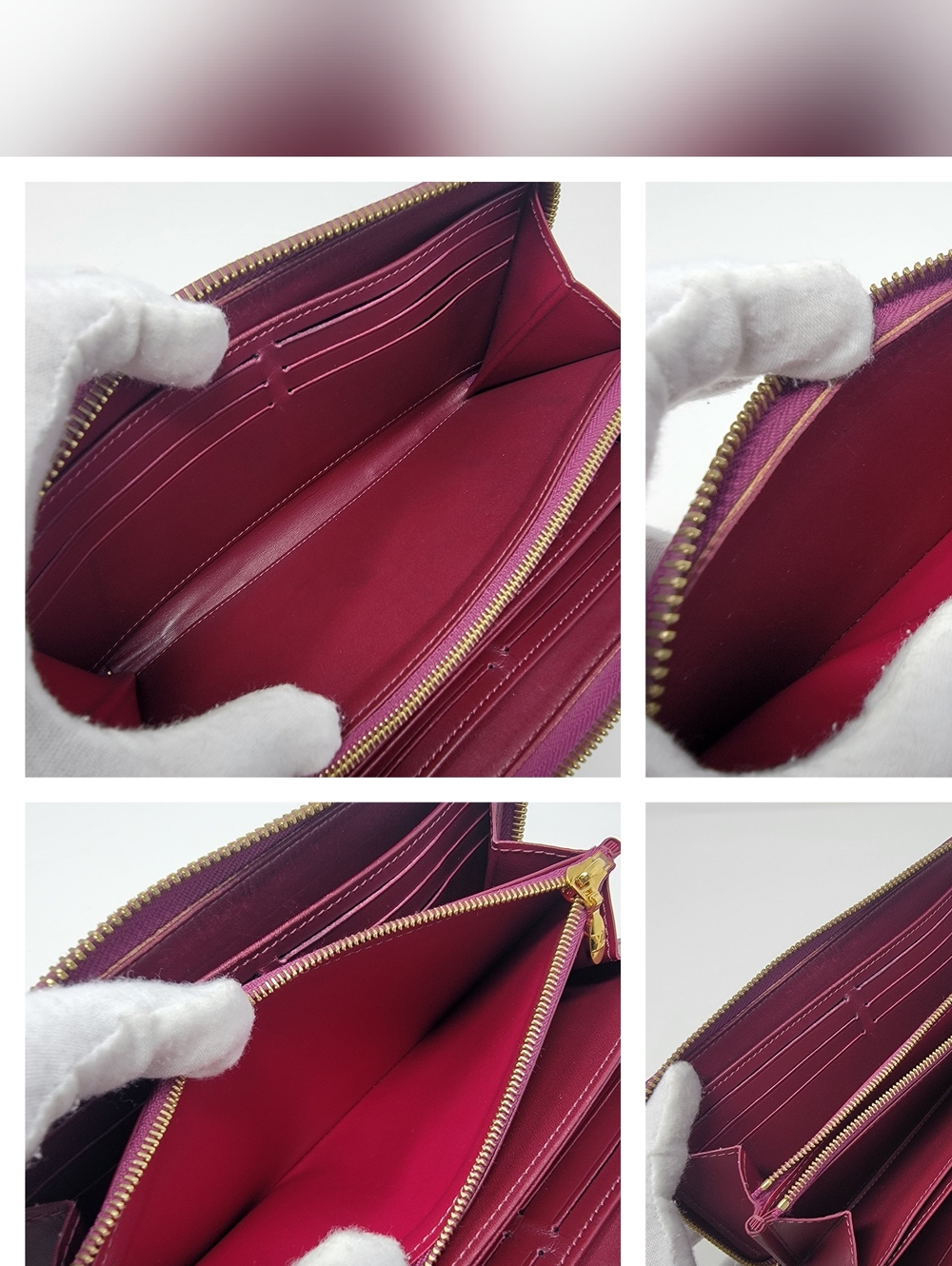 Louis Vuitton Vernis Enamel Patent Leather Zippy Long Wallet | Limited Edition - Picture 10 of 11